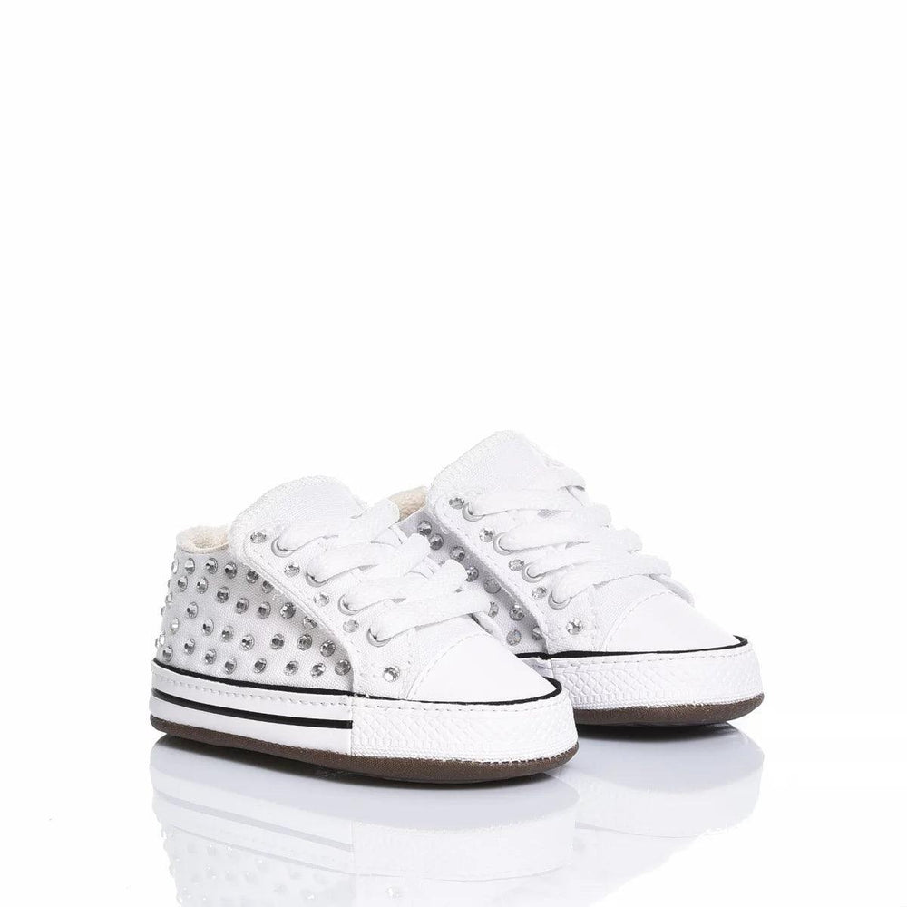 Converse Culla Swarovski Bianca Chuck Taylor Hi Swarovski