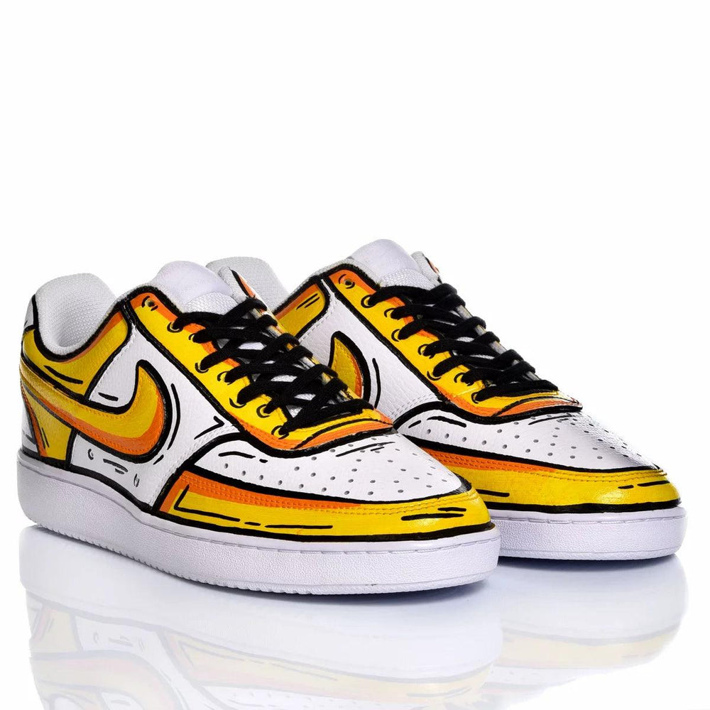 Nike Comics Sun Court Vision Dipinto