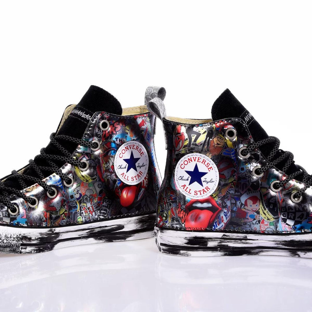 Convers Sticker Converse All Star Pop Stickers Mimanera Customized Sneakers
