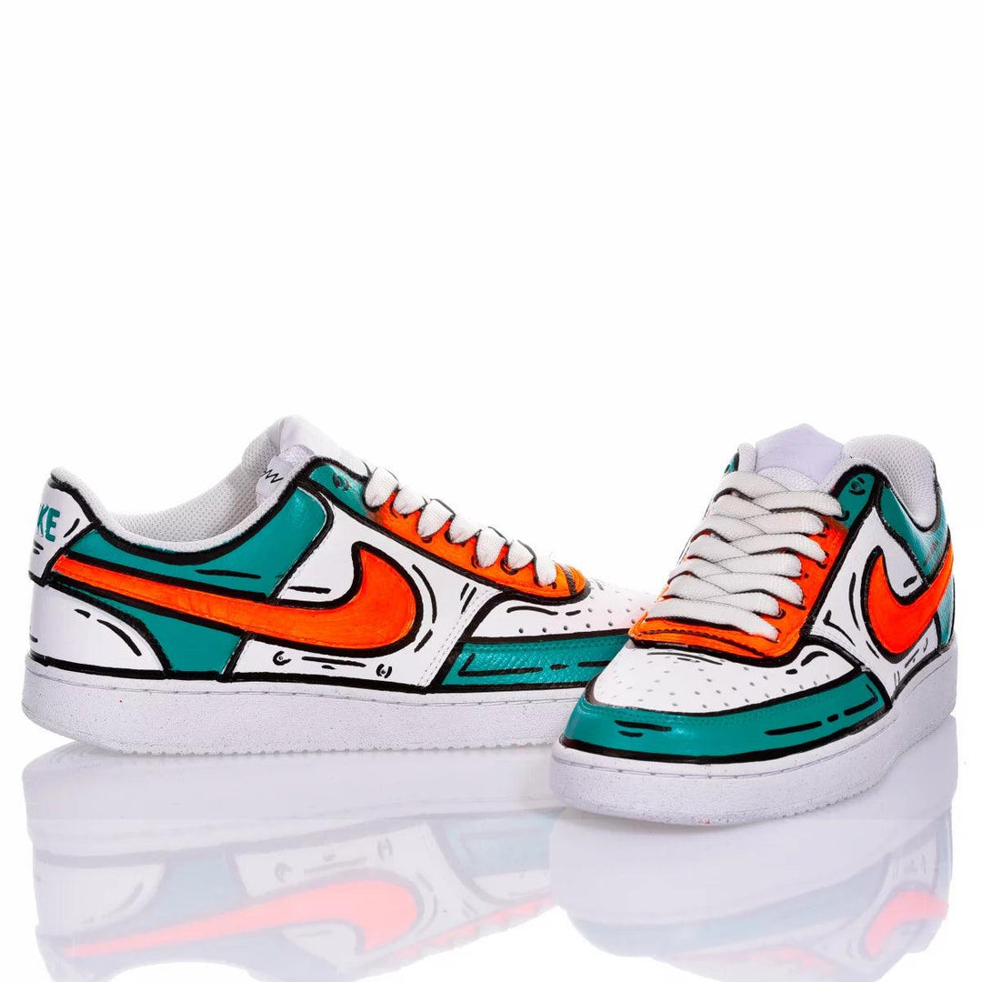 Af1 Gemalte Nike Schuhe Bemalte Nike Schuhe - Main Image