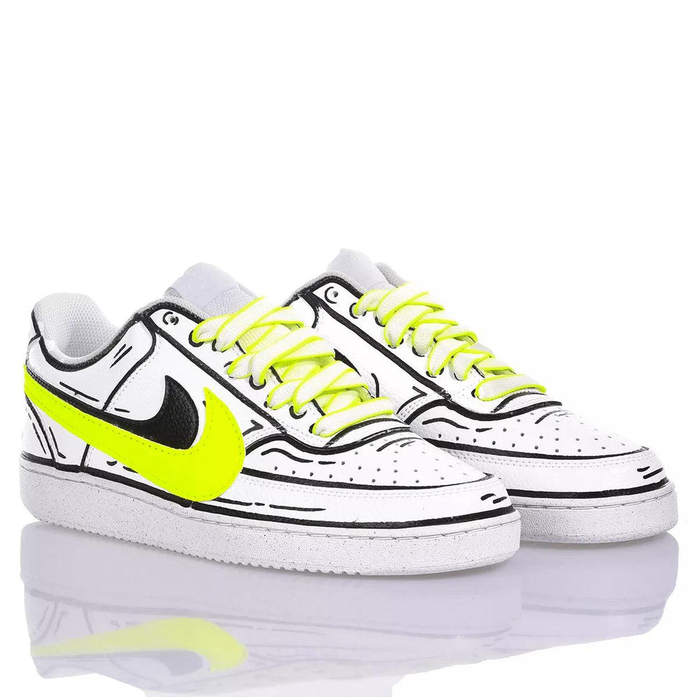 Nike Neon Comics Court Vision Dipinto