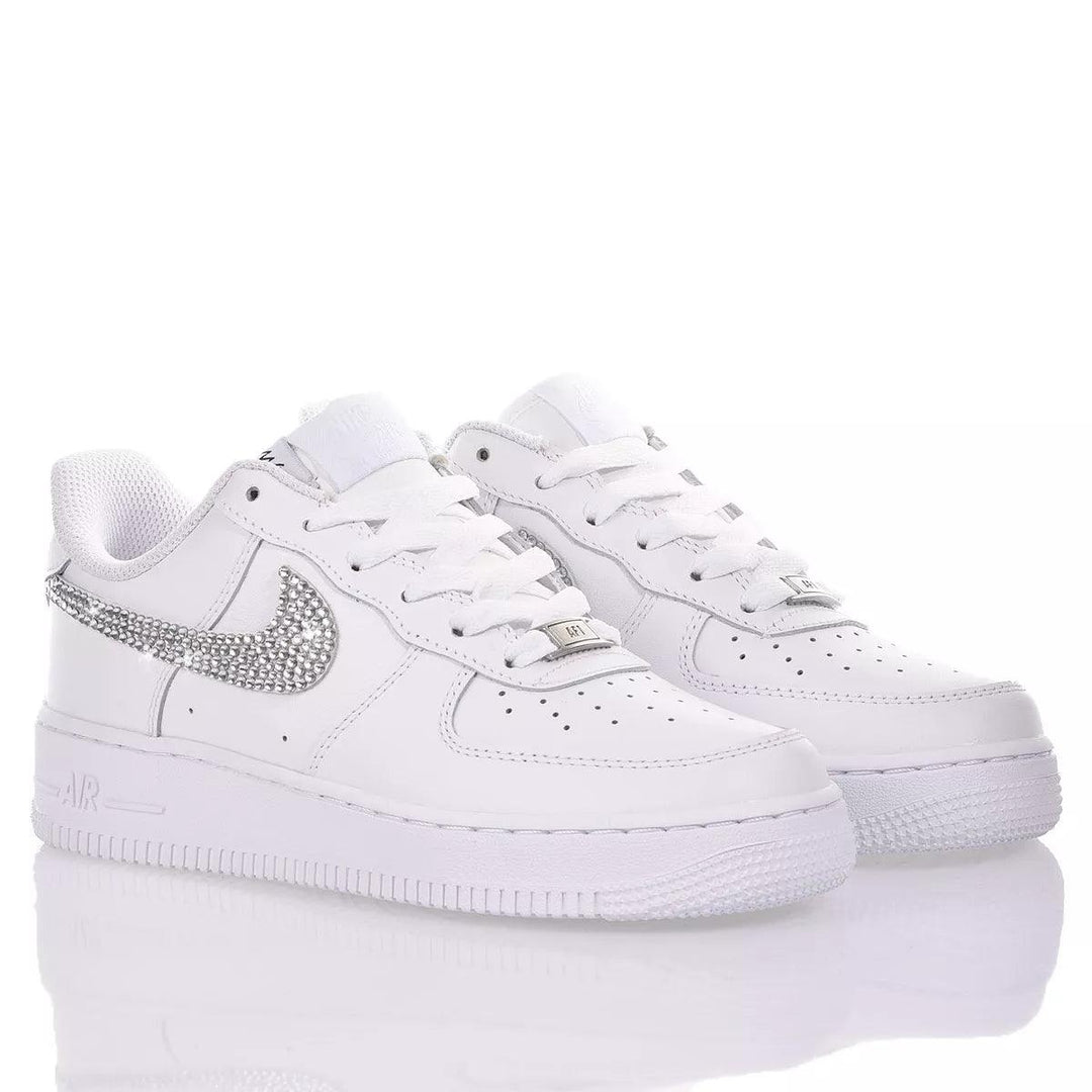 Nike Air Force blanches en Swarovski