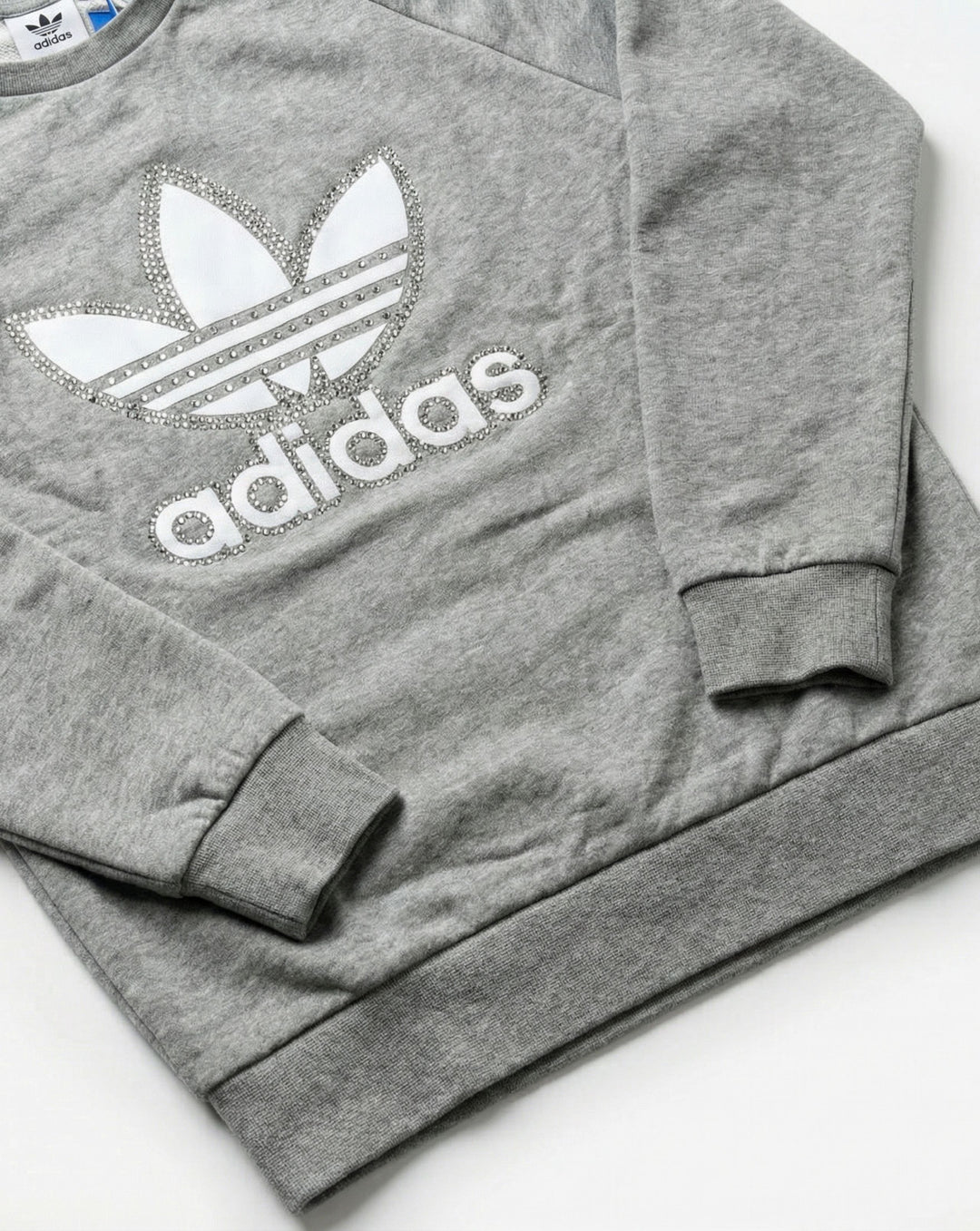 Sweatshirt Adidas Grey Swarovski