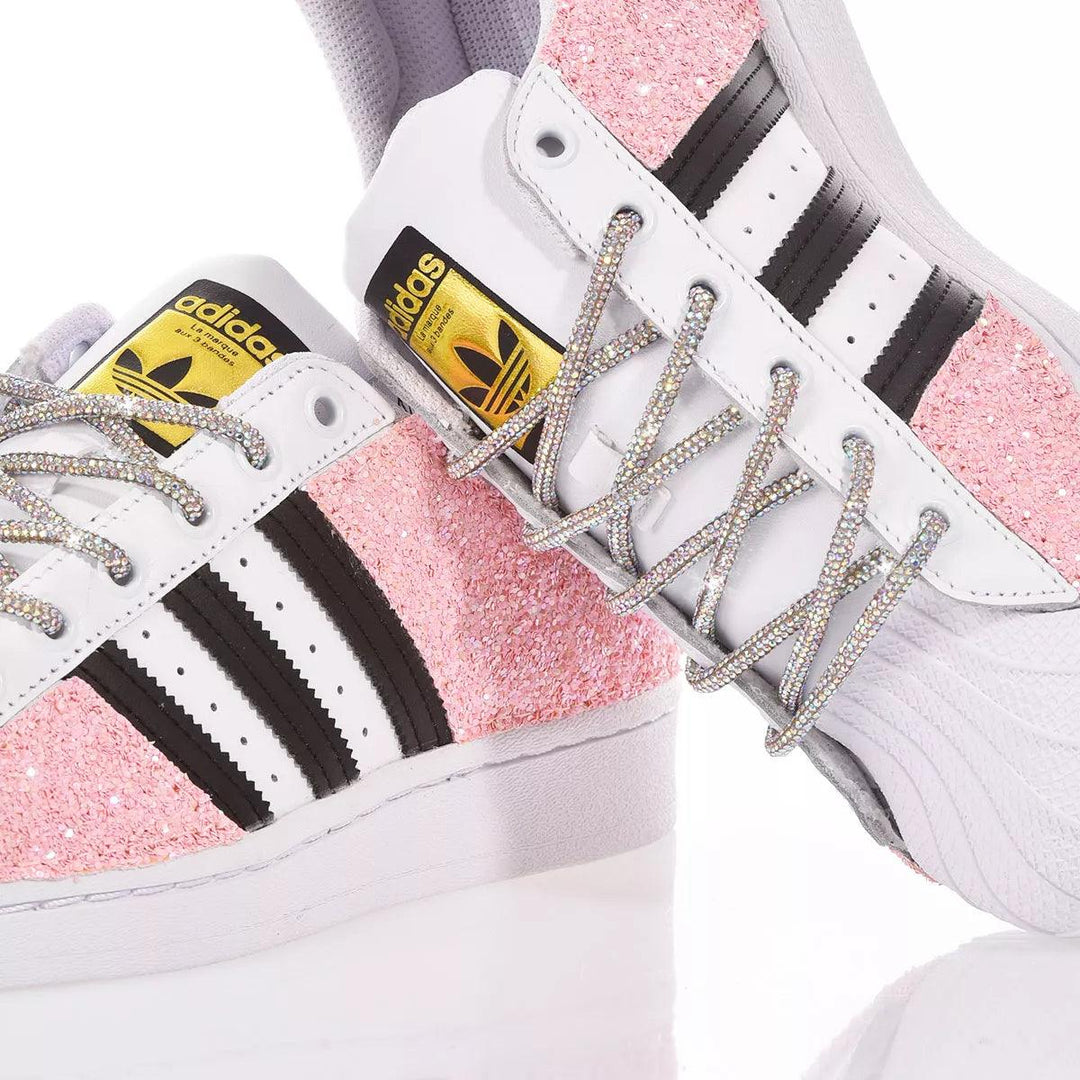 Rosa Adidas Schuhe Mit Glitzer Adidas Custom Adidas Schuhe Rosa
