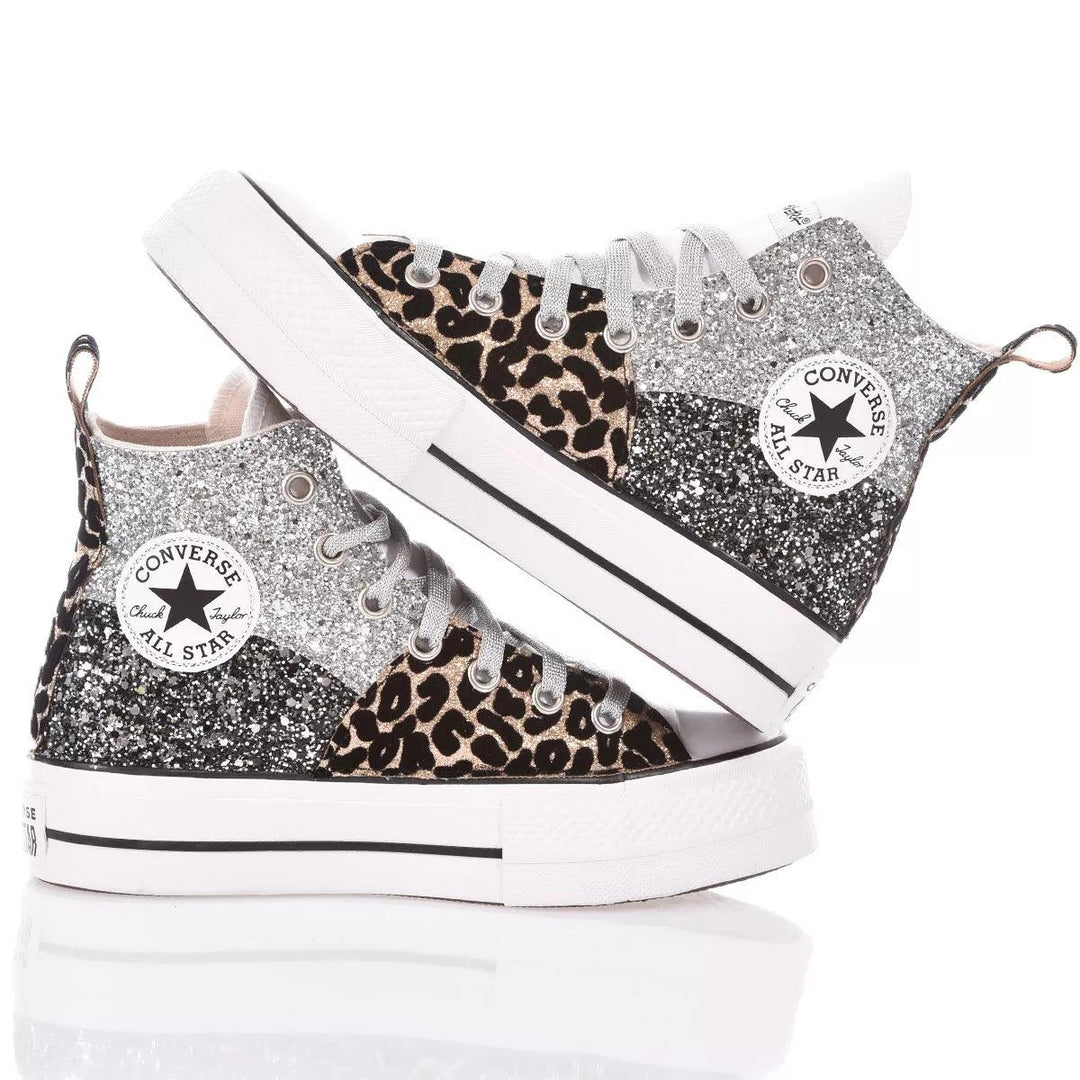 Converse Platform Converse Leopard Plateau Chuck Taylor All Star