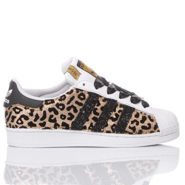 ◎Golden  Superstar レオパード スター Adidas Superstar Leopard