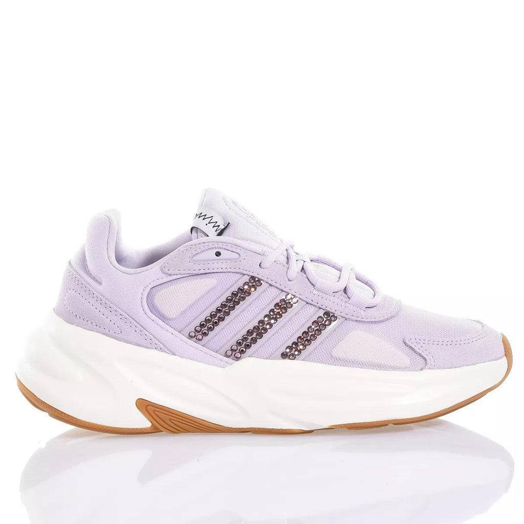 Adidas Ozelle Lilac Swarovski Custom