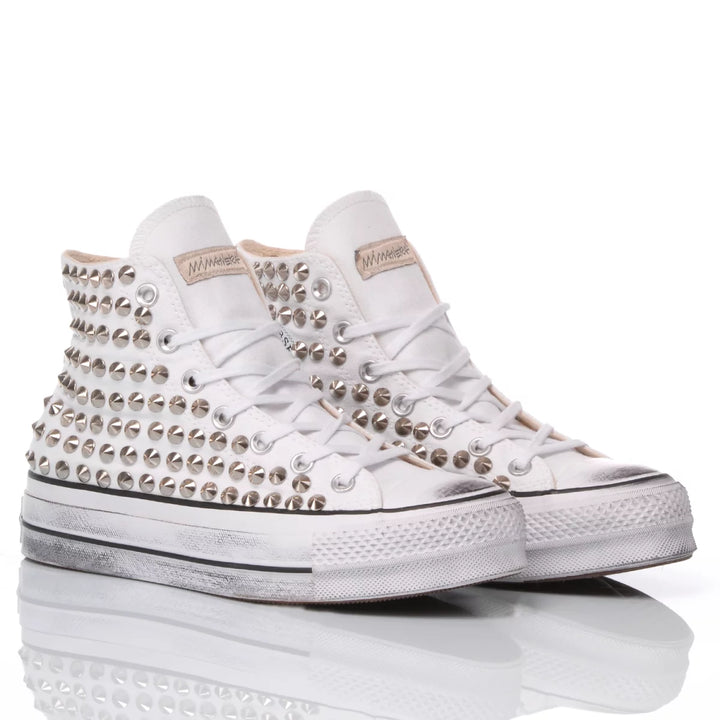 Converse Platform Borchie Bianca