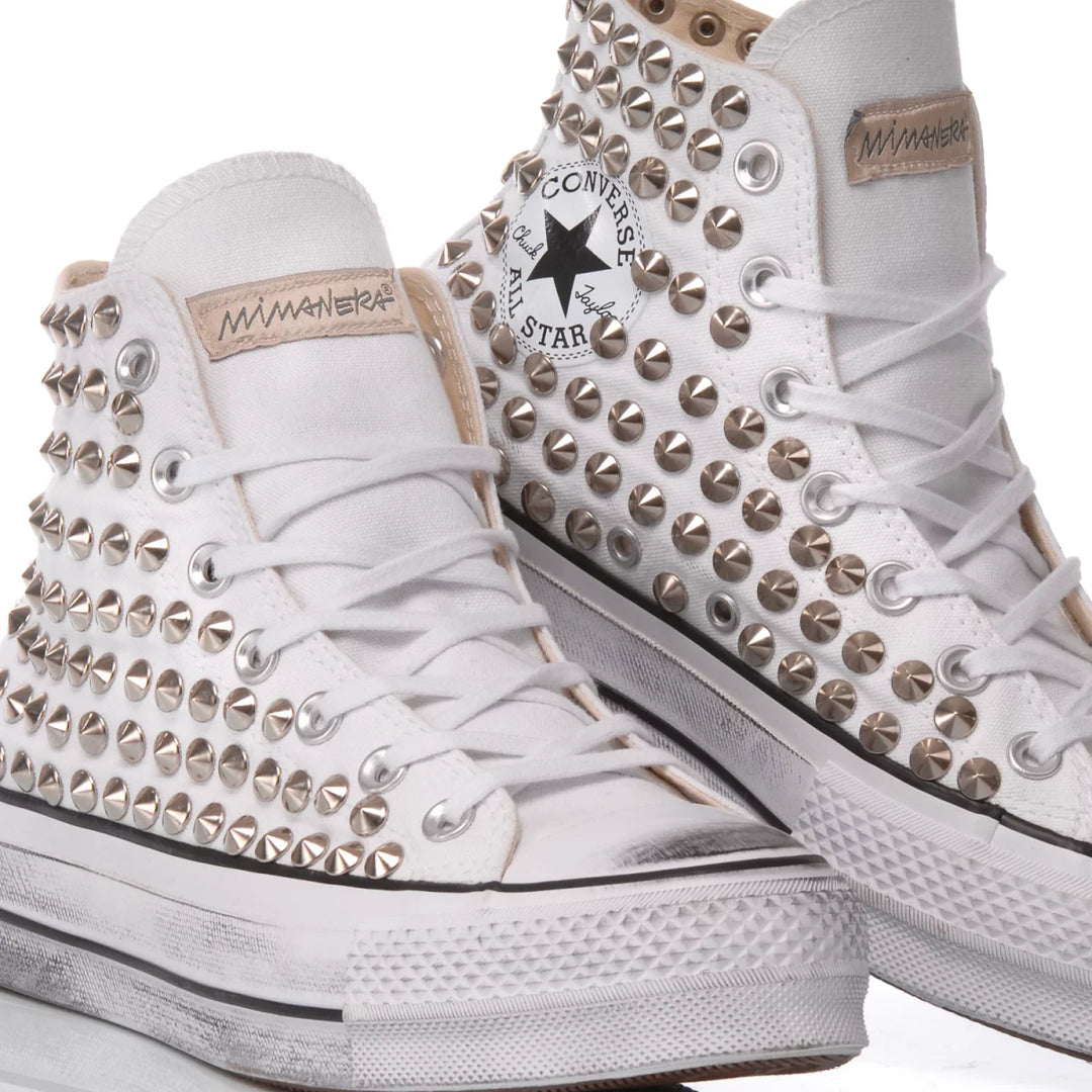 Converse Platform Borchie Bianca