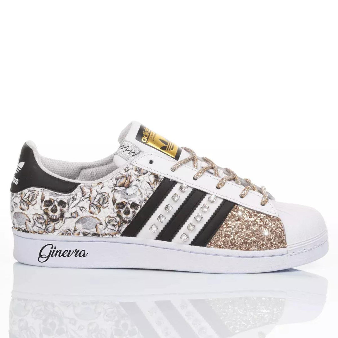 Adidas Superstar Diamond Skull personnalisée Mimanera