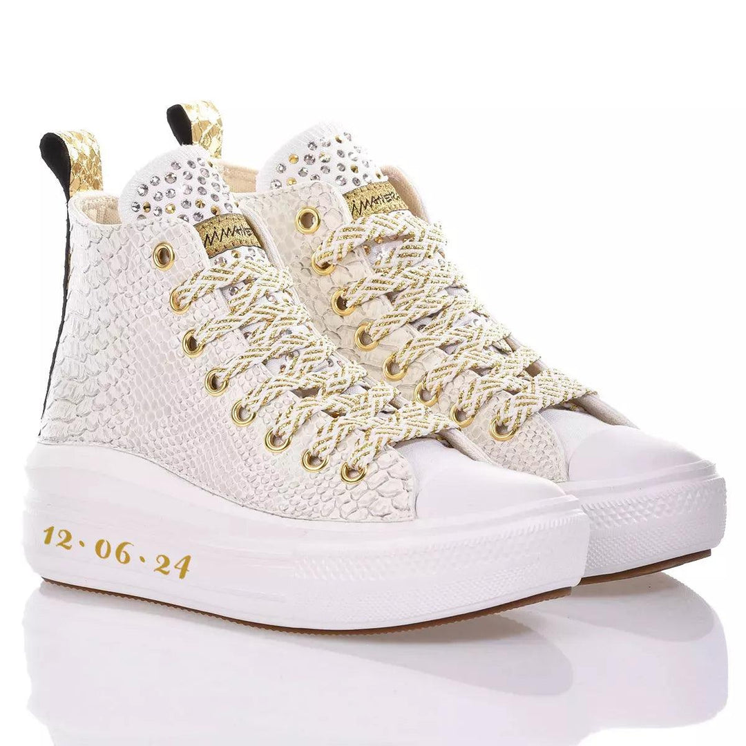 Converse Plateforme Blanche - Main Image