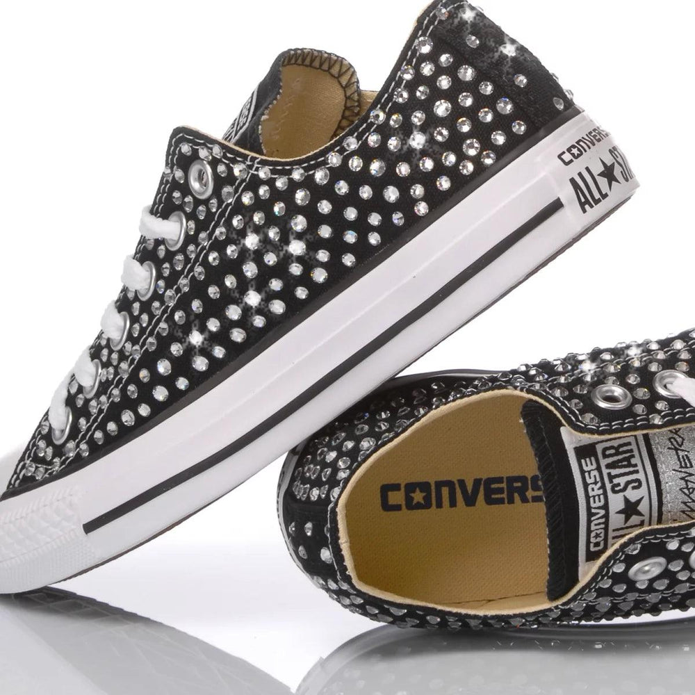 Converse Swarovski Black Ox Chuck Taylor Basse Swarovski