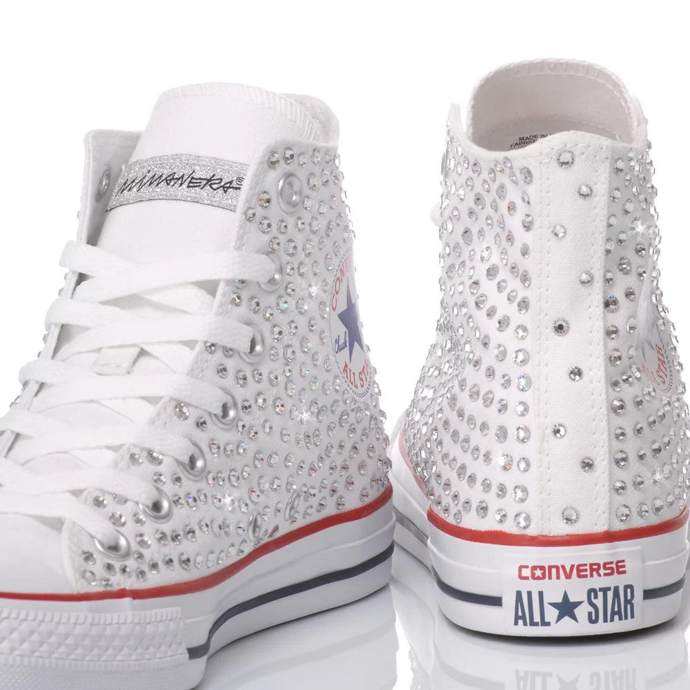 Converse Swarovski Bianca Chuck Taylor Hi Swarovski