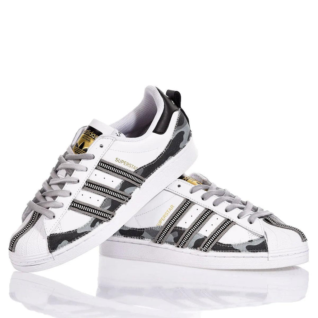 Adidas Superstar Grey Camo