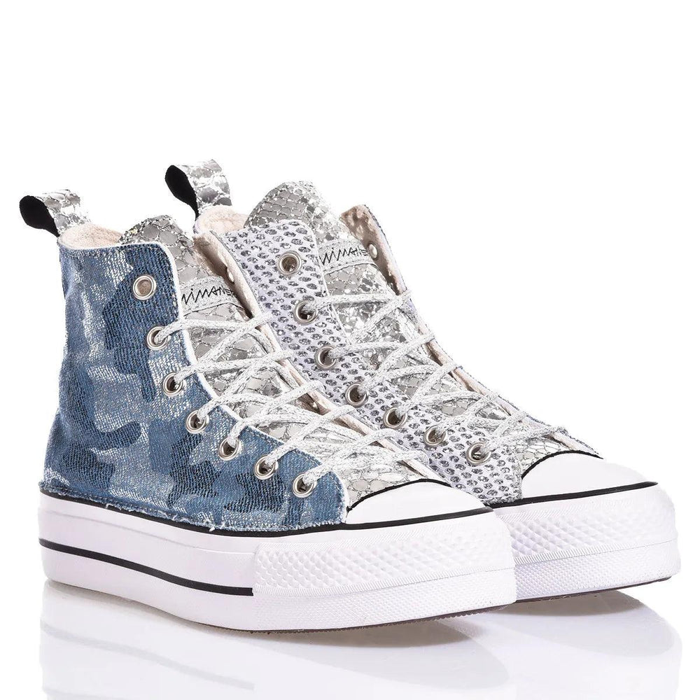 Converse Platform Denim Camo Platform Animalier