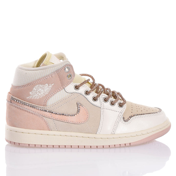 Nike Jordan 1 Swarovski Sand Rose