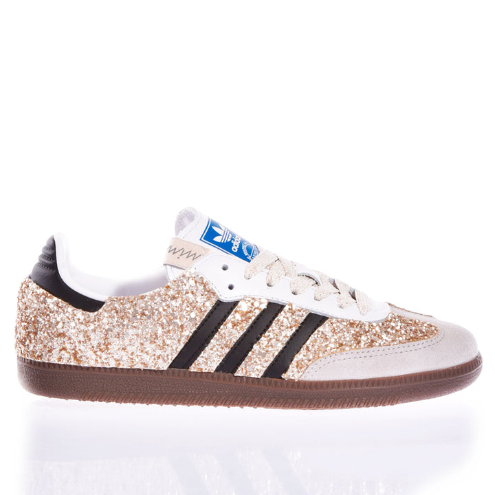 Adidas Samba Glitter Shimmer Gold