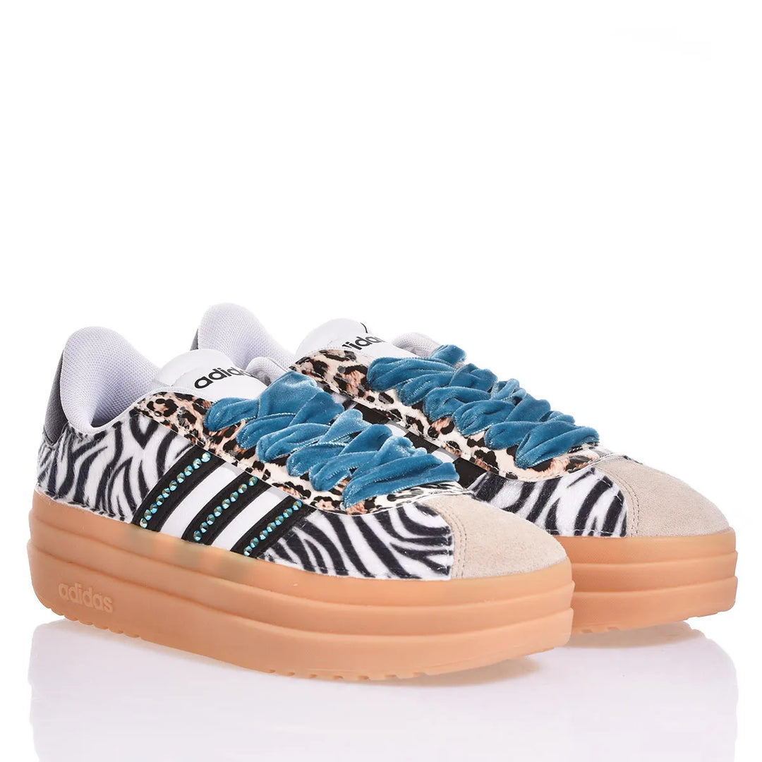 Adidas Bold Zebra Teal: Customize Your Shoes Adidas Bold Zebra Teal: Customize Your Shoes