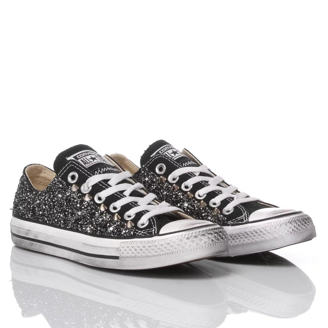 Converse Glitter Black Ox