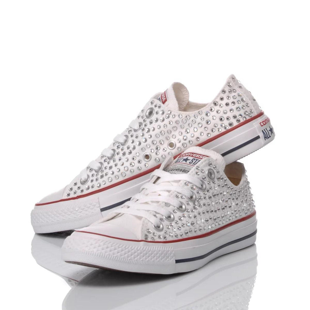 Converse Swarovski White Ox Chuck Taylor Basse Swarovski