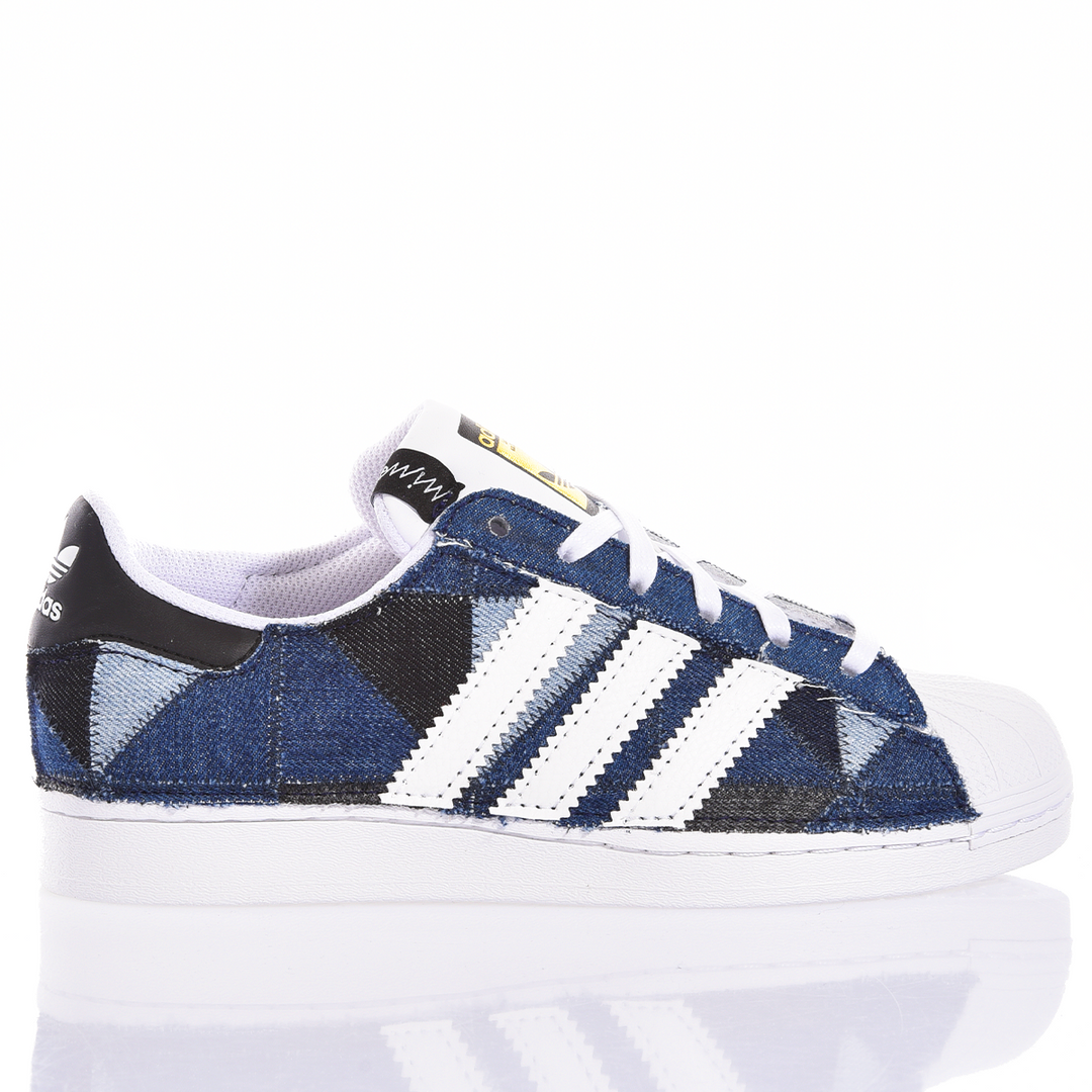 Adidas Superstar Patchwork Denim