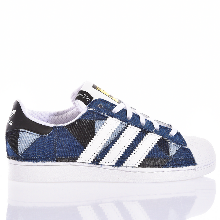 Adidas Superstar Patchwork Denim