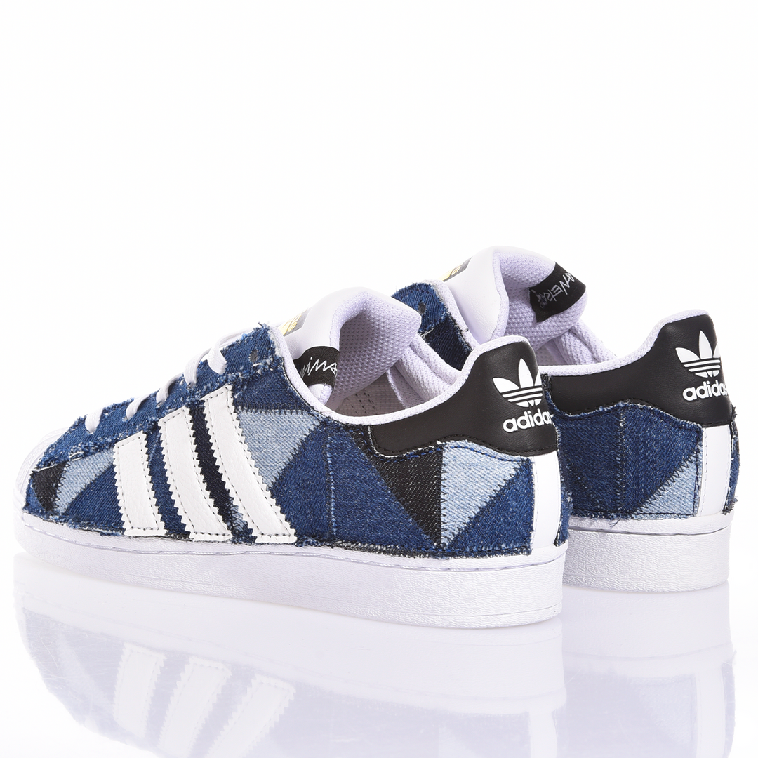 Adidas Superstar Patchwork Denim