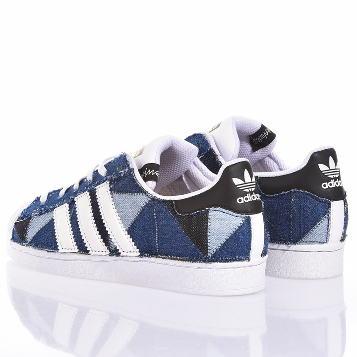 Adidas Superstar Patchwork Denim