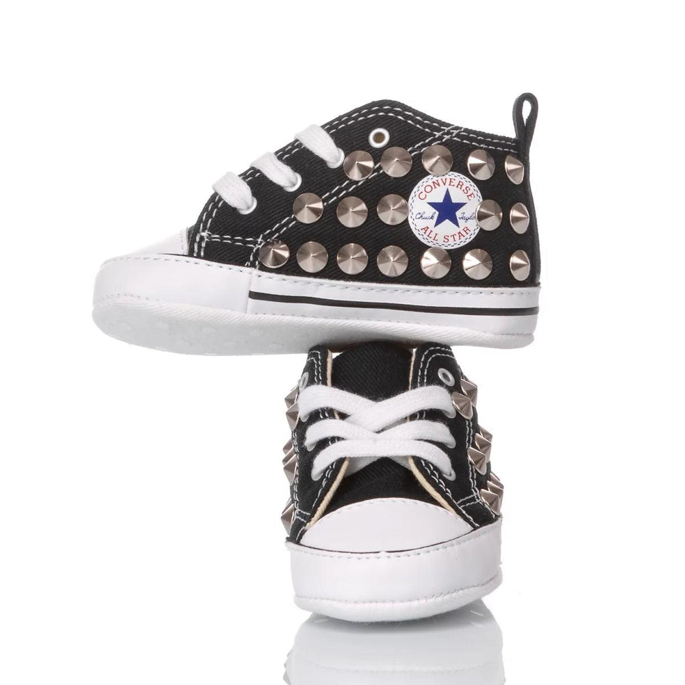 Converse Culla Borchie Nera Chuck Taylor Hi Borchie