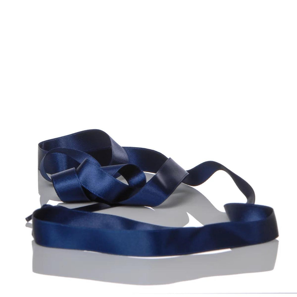 Lacci Raso Blu 140 cm  