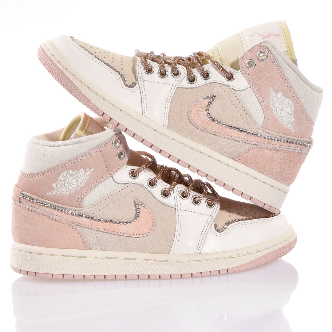 Nike Jordan 1 Swarovski Sand Rose