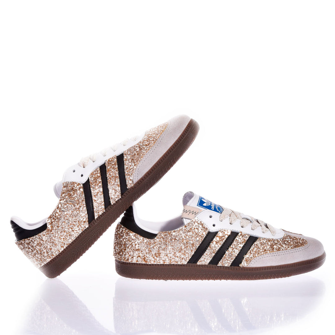Adidas Samba Glitter Shimmer Gold