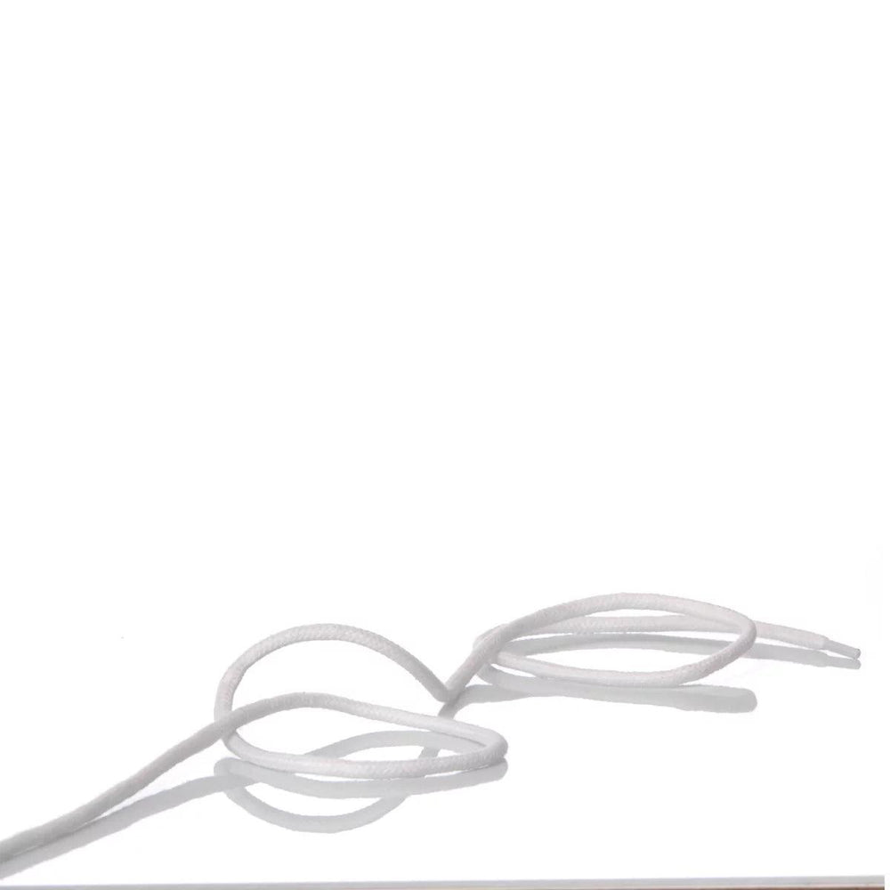 Lacci Tubolari Bianco 110 cm  