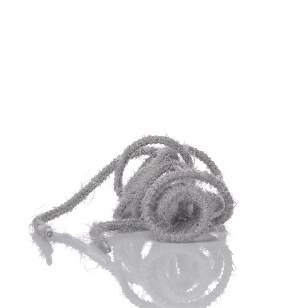 Lacci Intrecciati Grigio 110 cm  