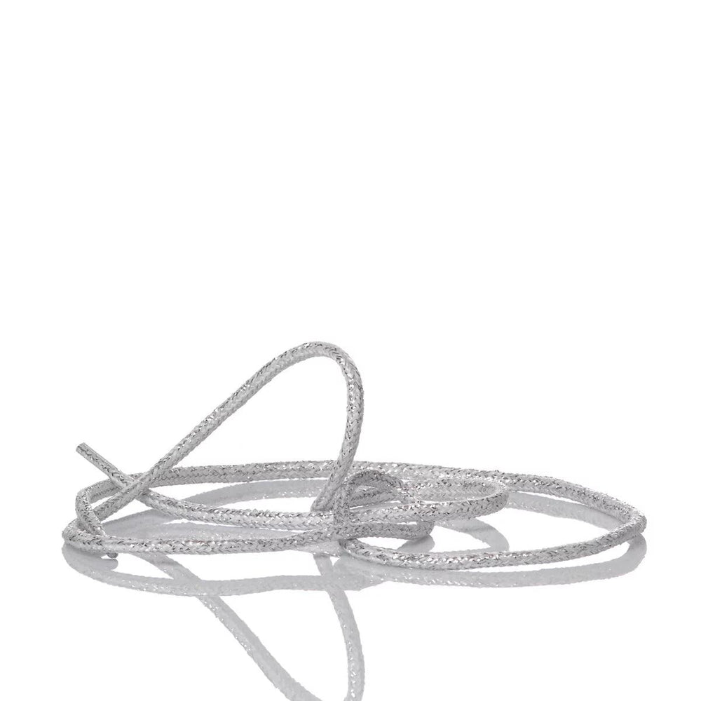 Lacci Laminato Argento 90 cm  