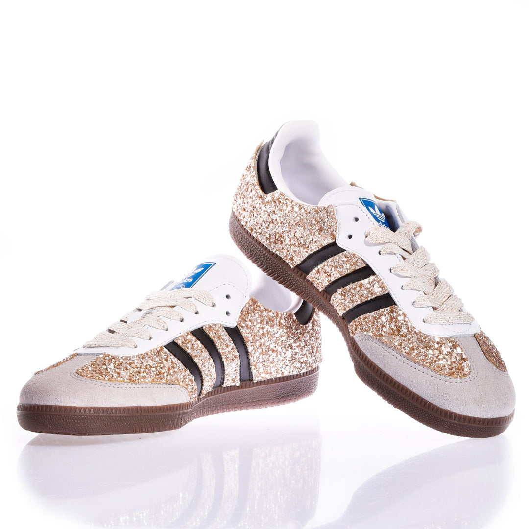 Adidas Samba Glitter Shimmer Gold