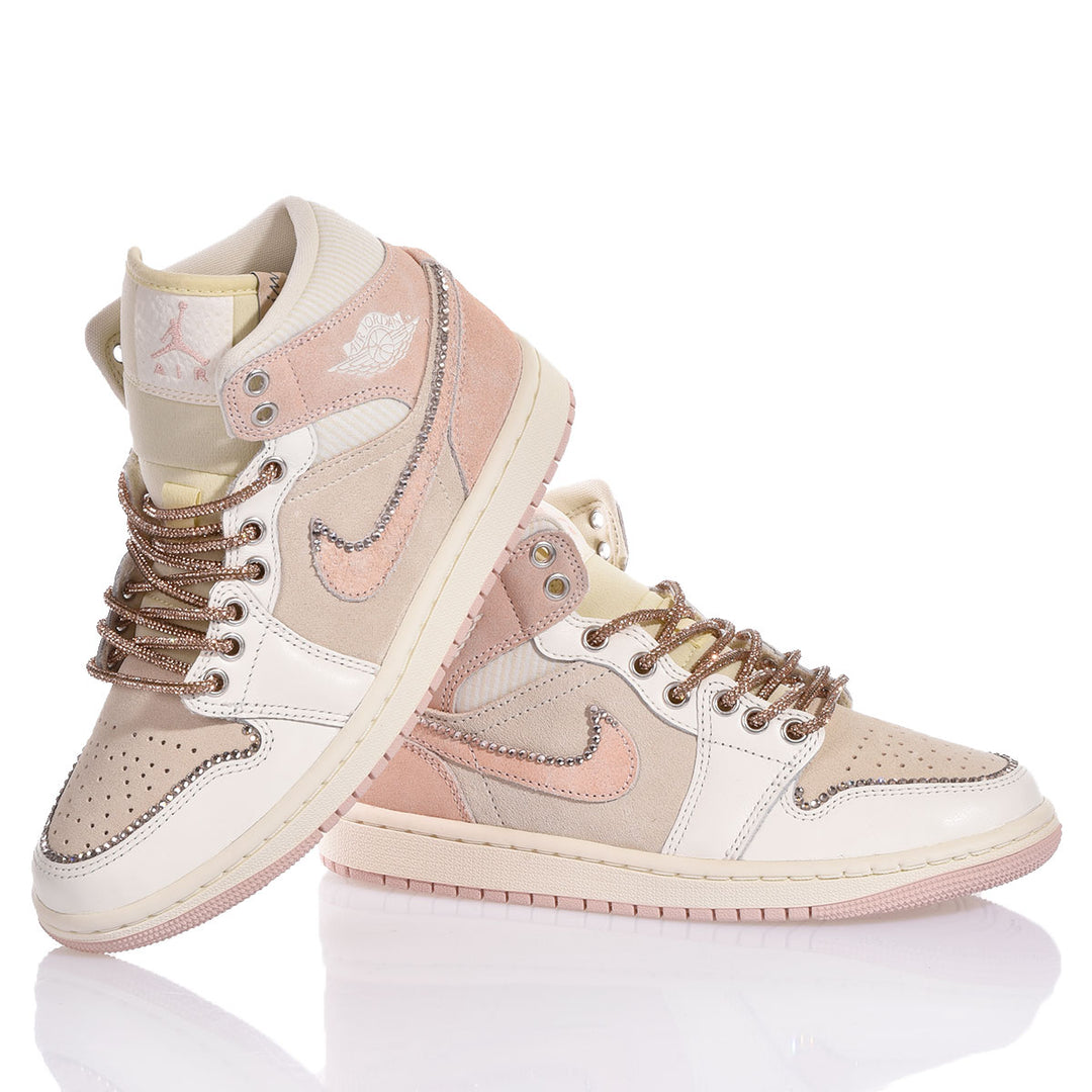 Nike Jordan 1 Swarovski Sand Rose