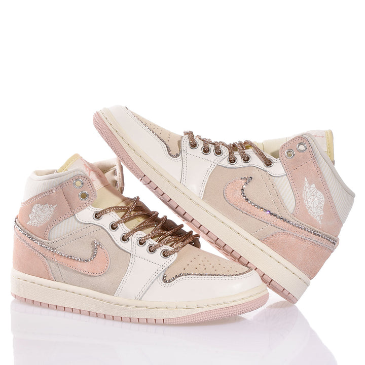 Nike Jordan 1 Swarovski Sand Rose