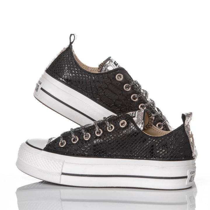 Converse Platform Ox Snake Black