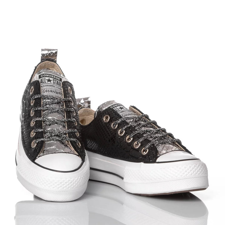 Converse Platform Ox Snake Black
