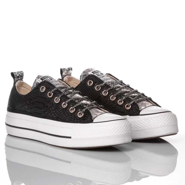 Converse Platform Ox Snake Black
