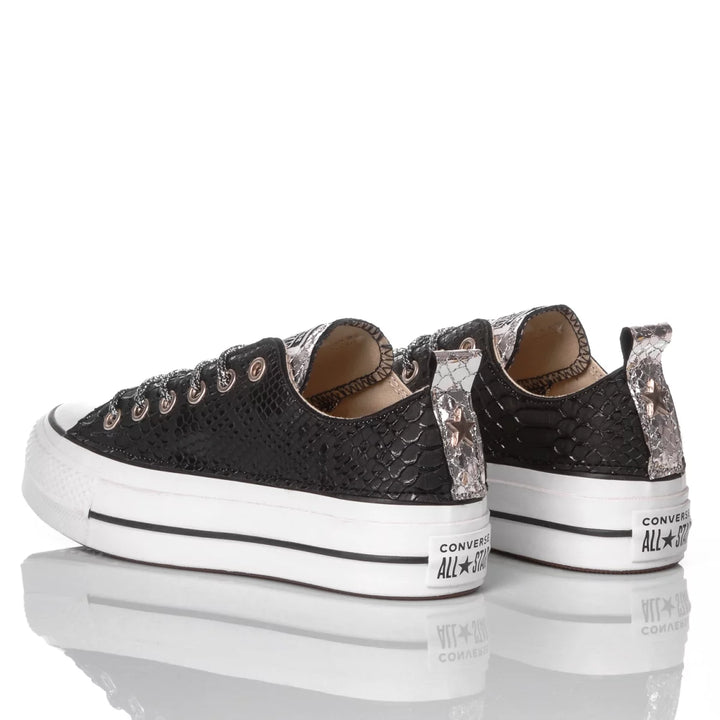 Converse Platform Ox Snake Black