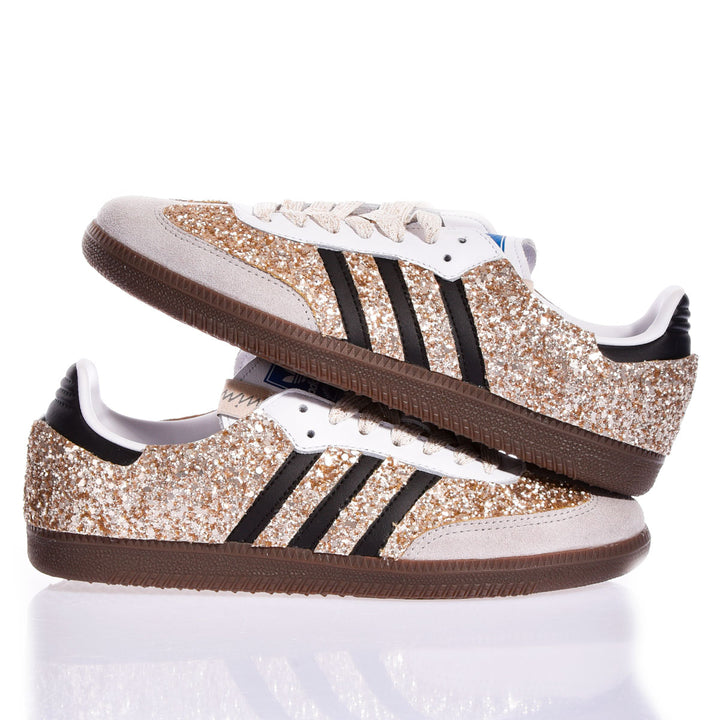 Adidas Samba Glitter Shimmer Gold