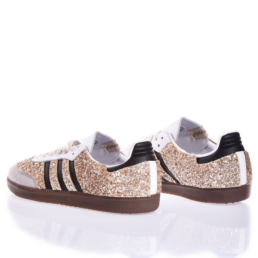 Adidas Samba Glitter Shimmer Gold