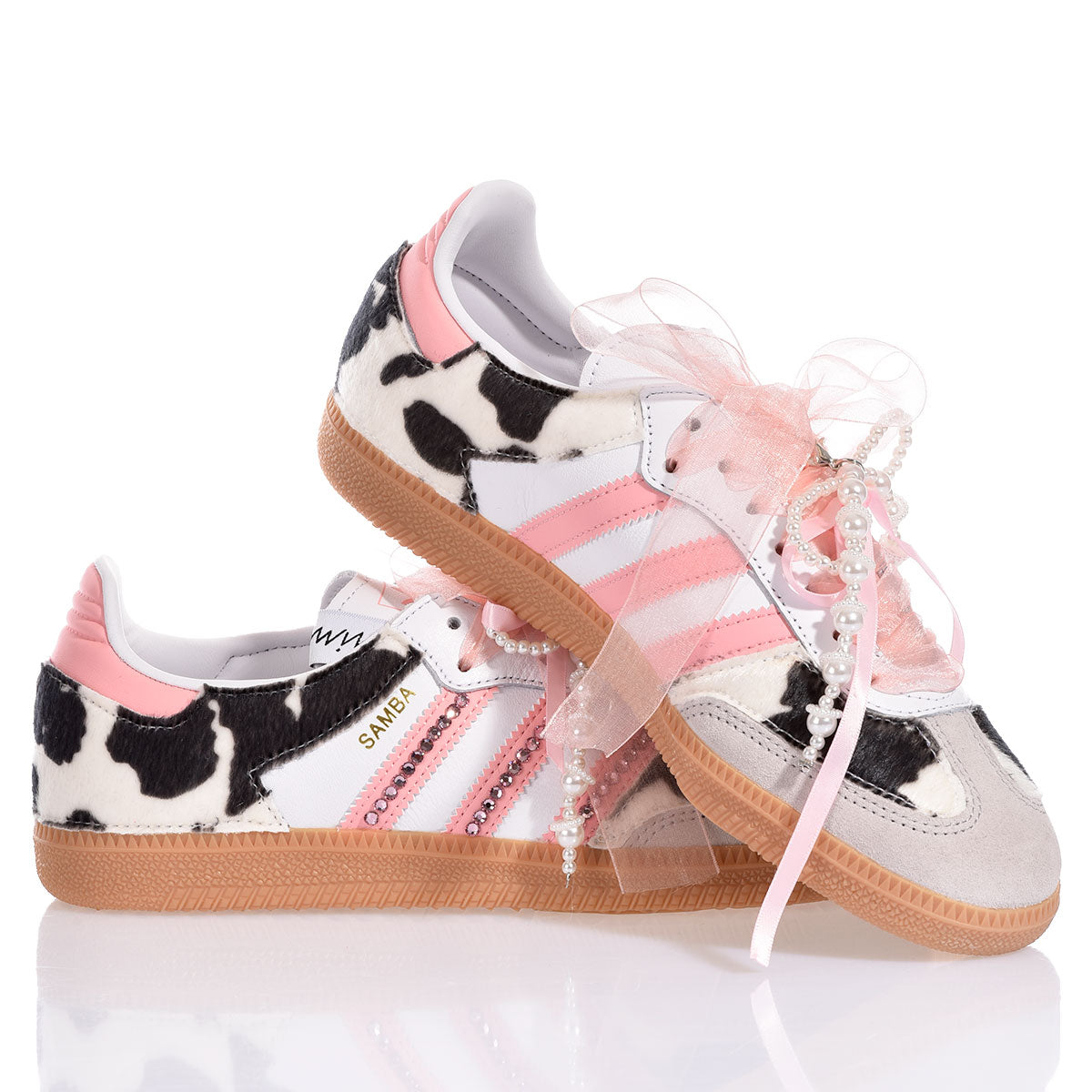 Adidas Samba Pink Cow: Customize Your Shoes