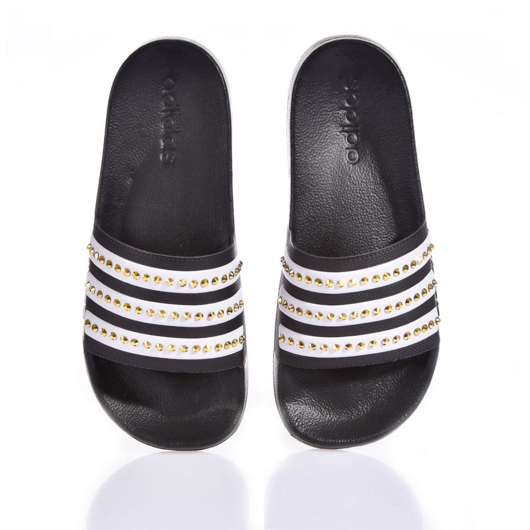 Adidas Adilette Black SW Gold