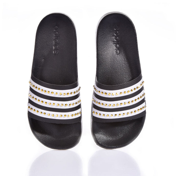 Adidas Adilette Black SW Gold