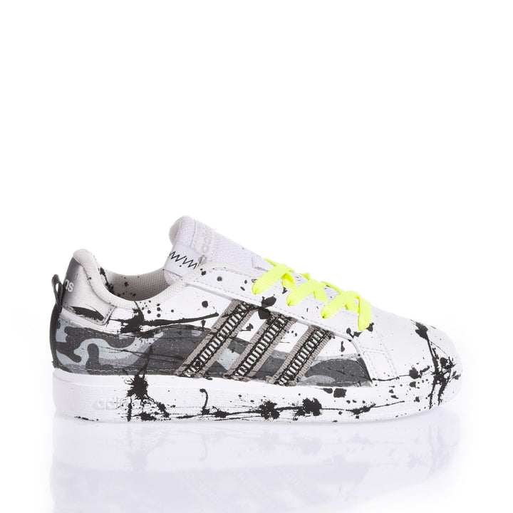 Adidas Junior Grey Camo