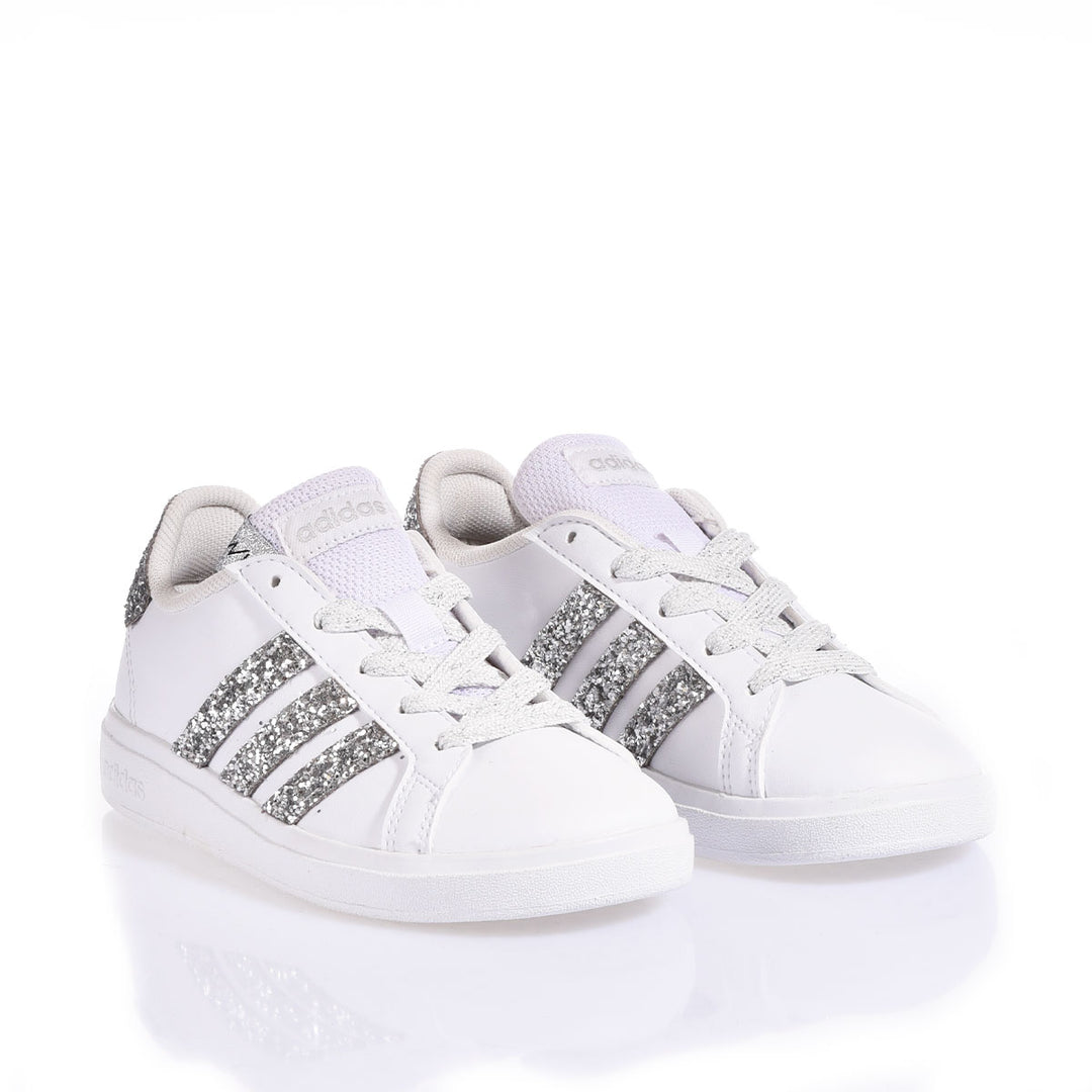 Adidas Junior Spike Silver