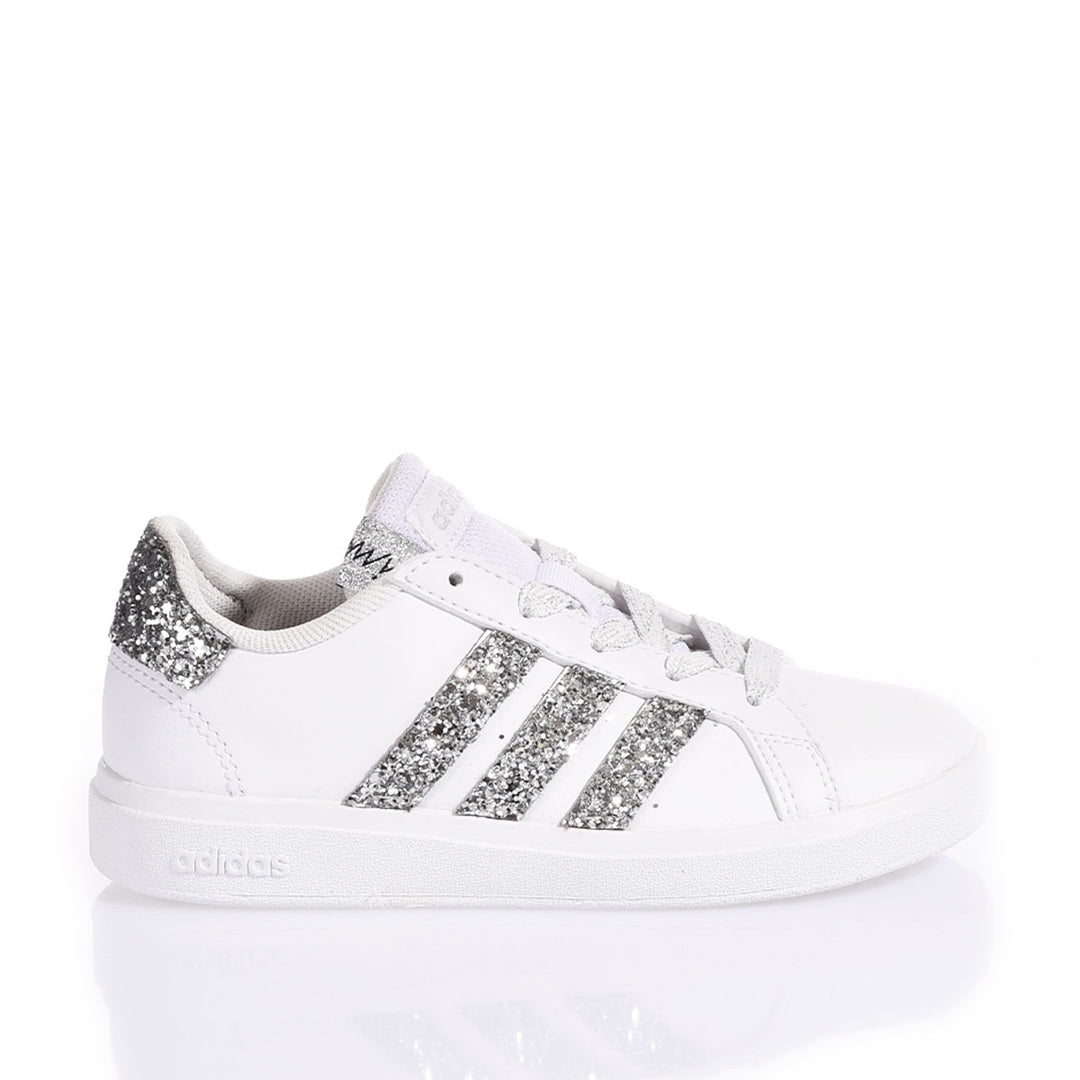 Adidas Junior Spike Silver